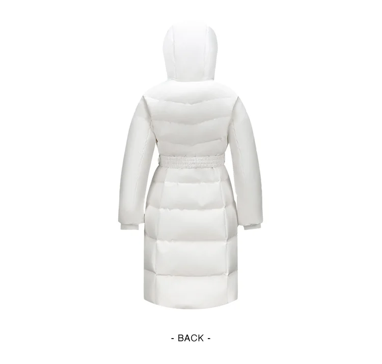 Down Jacket Women Long Length Parka New Winter Goose Down Warm Outdoor Windproof Outerwear