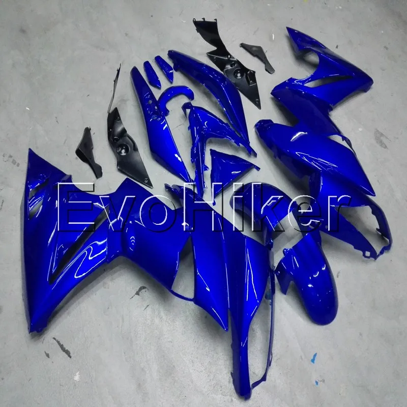 

ABS Fairing for ER6F 2009 2010 2011 blue Black ER-6F 650r 09 10 11 motorcycle bodywork kit