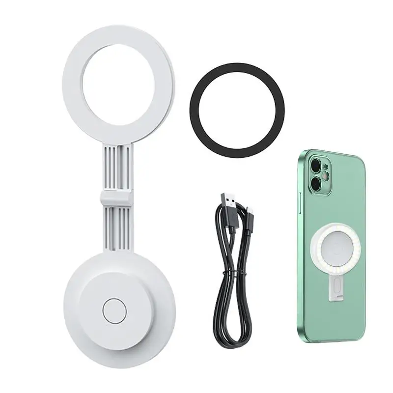 Telefono Selfie Light Anello Portatile Led Fill Light Per Il Design Della Ruota Scorrevole Del Telefono Cellulare Led Fill Light Per Il Trucco Della R