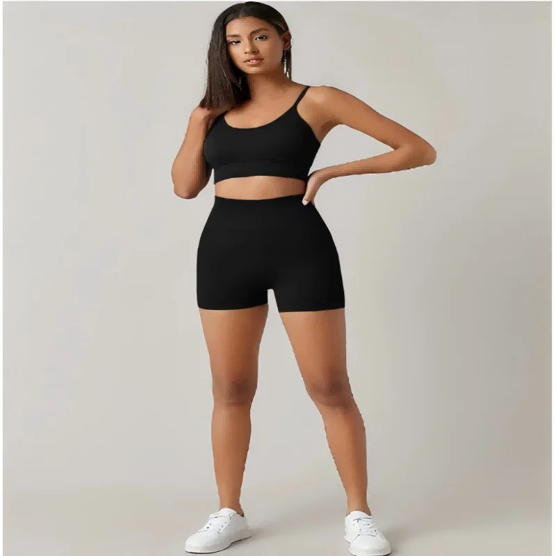New Women Sports Biker Shorts Women Naked Feeling High Waist Yoga Shorts Push Up Fitness Leggings Tummy Control Yoga Slim