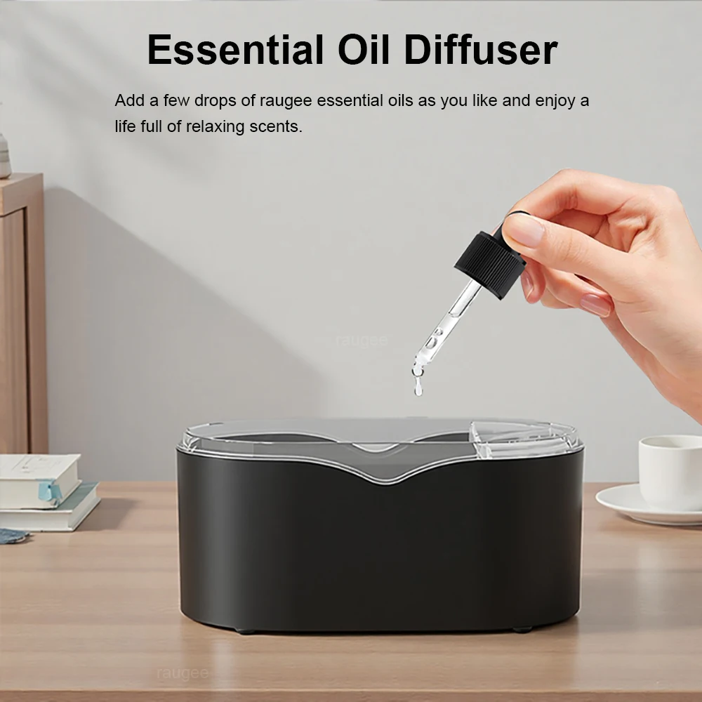 Compact Flame Aroma Diffuser and USB Cool Mist Humidifier