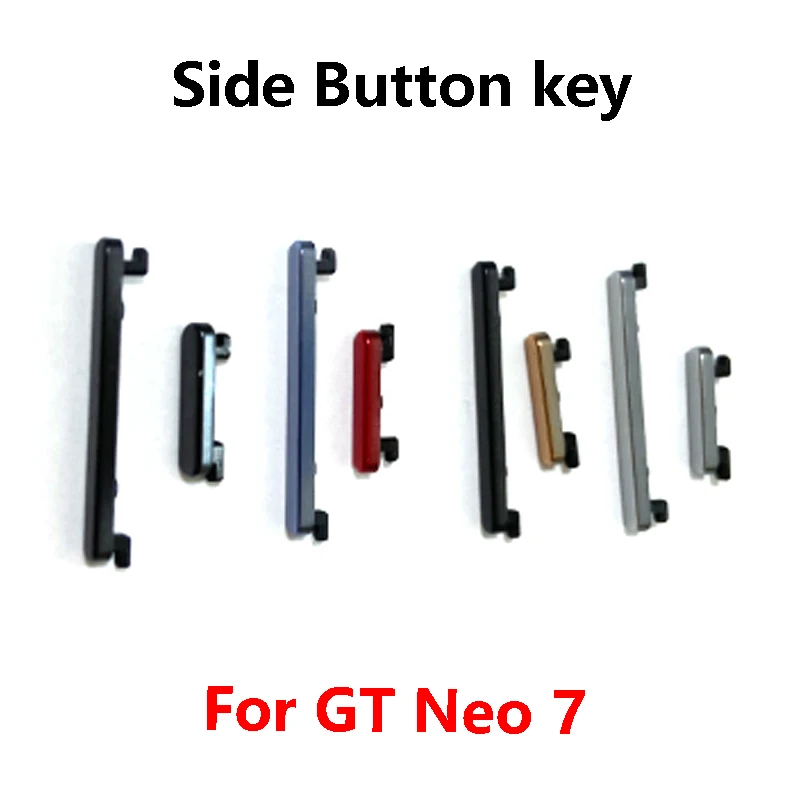OPPO Realme GT Neo 7 Neo7용 전원 볼륨 측면 버튼 켜기 끄기 작은 측면 키 부품
