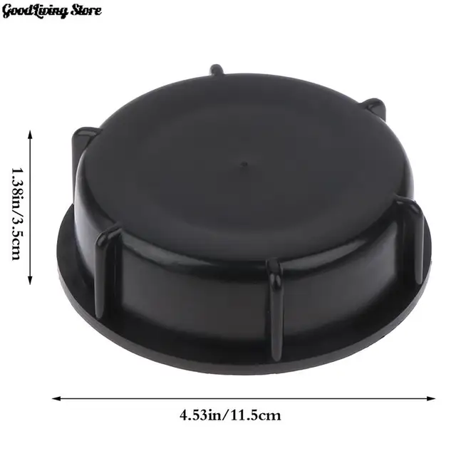 1 Pc 100*8 Mm -Es Műanyag Szelep Fedél Fekete -Fehér Sapka Az Ibc Tonna Hordó Tartályszelep Szivárgásálló Porfedele Ton Tartozékok - Image 2
