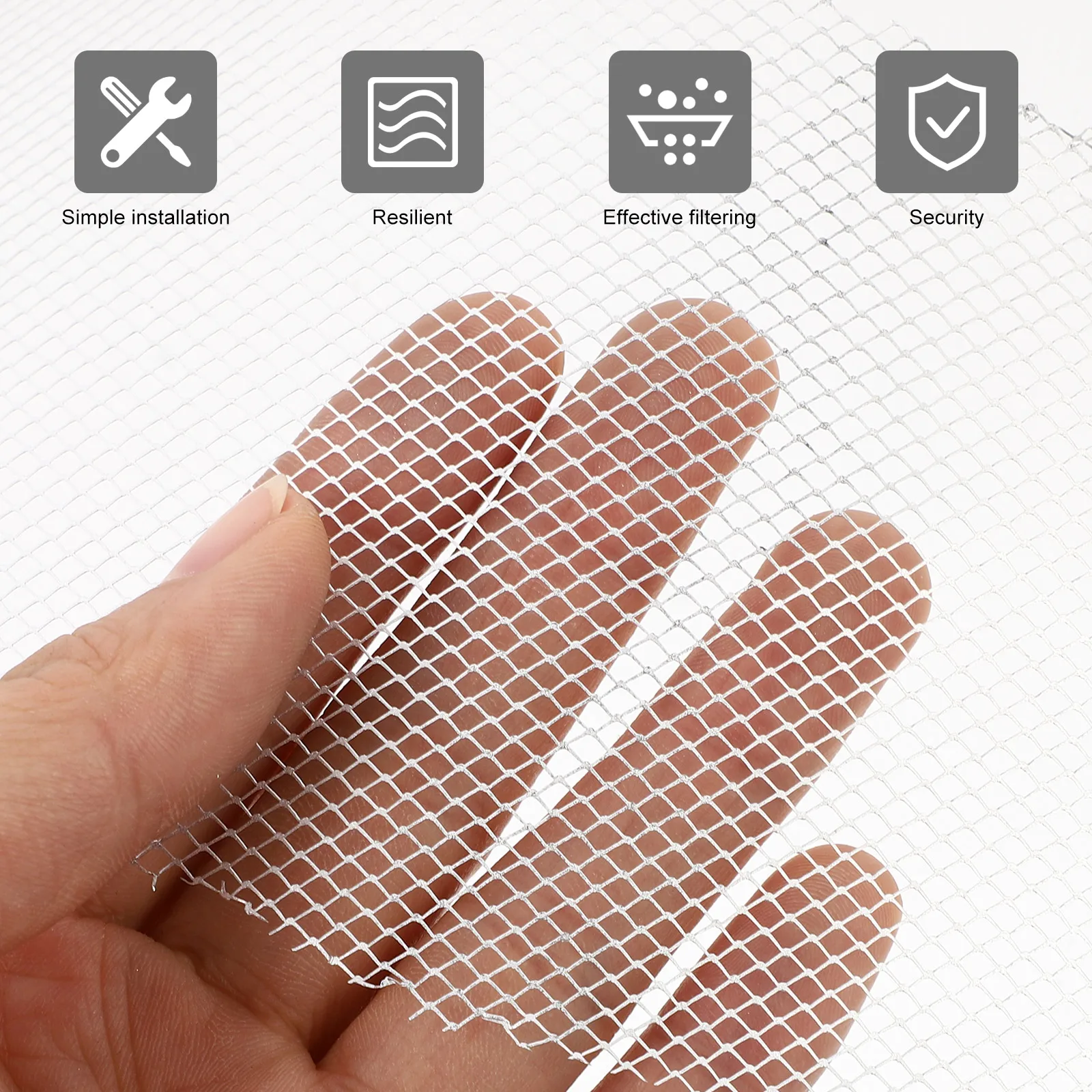 Filter Hood Range Kitchen Grease Vent Net Cooker Fan Filters Replacement Oil Extractor Oven Paper Exhaust Stove Mesh Accessories