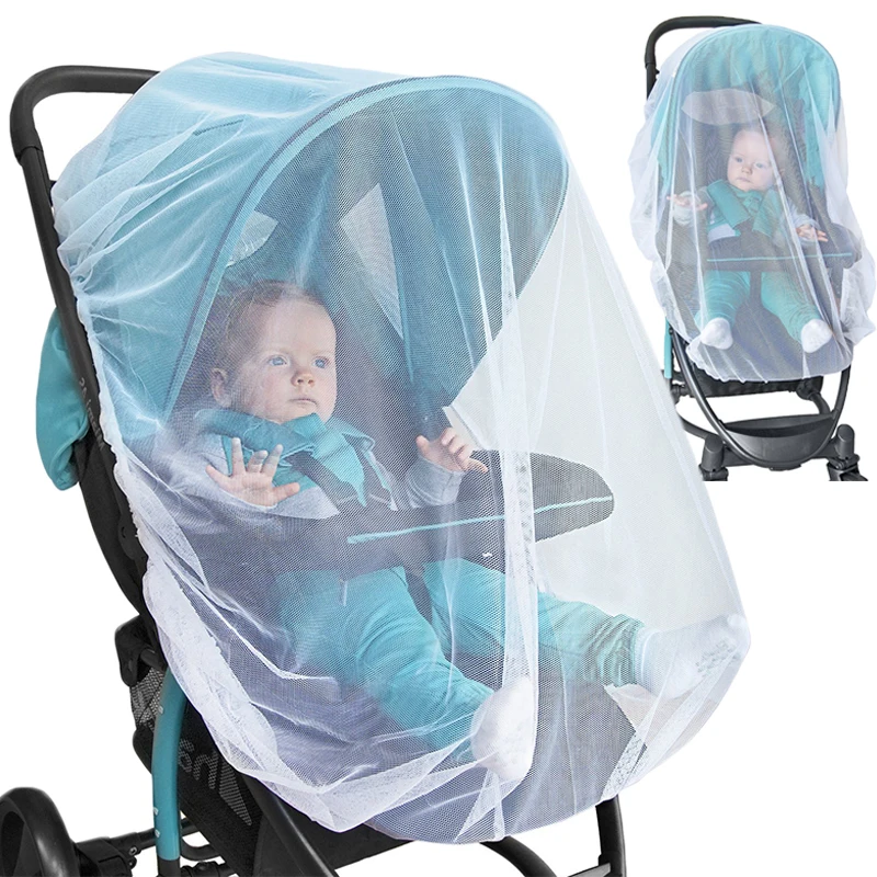 

Baby Stroller Pushchair Mosquito Net Infant Baby Crib Mosquito Insect Shield Nets Full Cover Protector Mesh Trolley Accessories