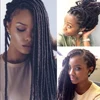 5 Roll Black Brazilian Wool Hair Acrylic Yarn For African Synthetic Braiding Hair Extension for Women Black 5
