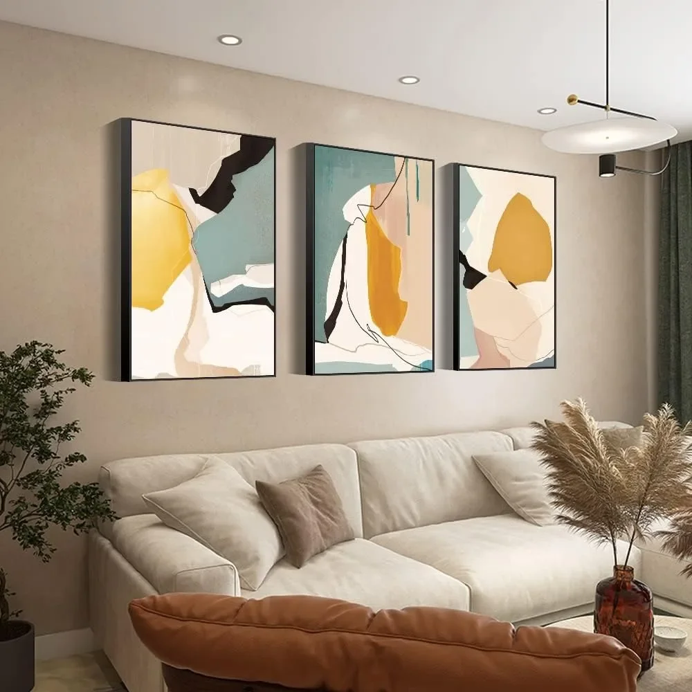 Abstract 3-Piece Large Wall Art 6