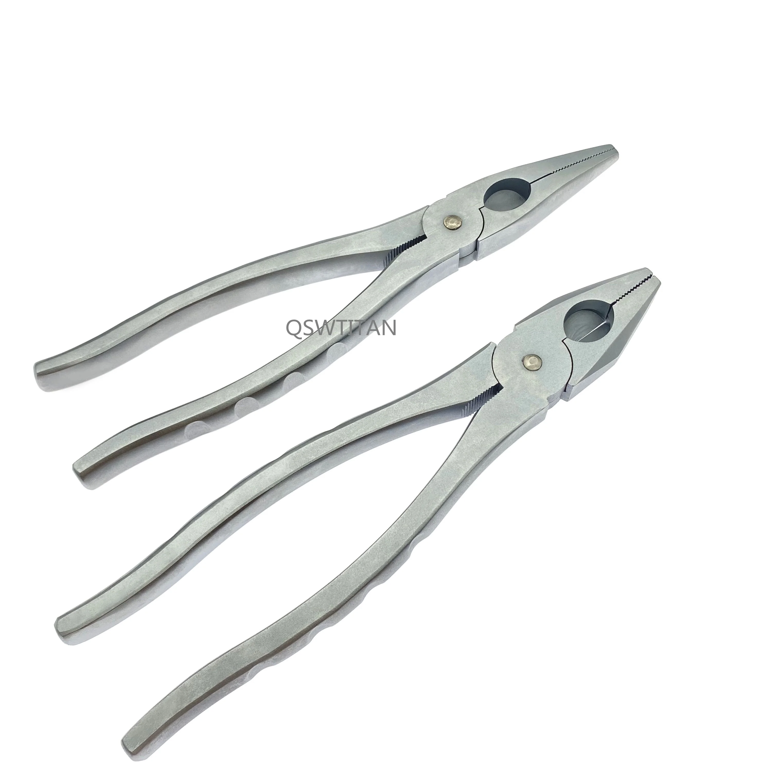 Orthopedics Flat Nose Pliers with Serrated Jaws Veterinary Orthopedics Instruments veterinary orthopedics pliers