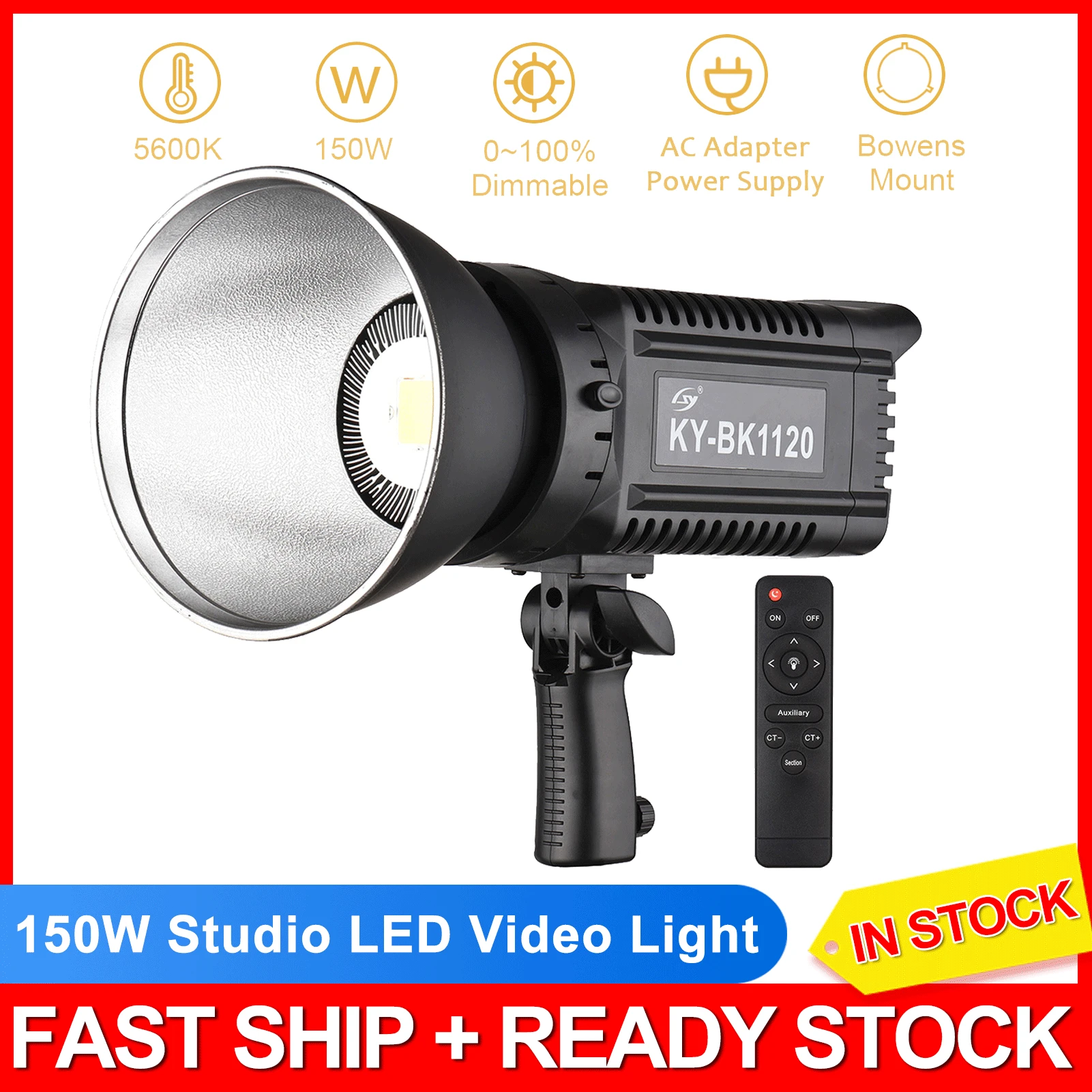 5600k Video Light Bowens Bowens Mount Video Light Video Light Led