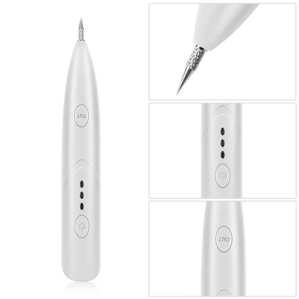 Profesional Laser Plasma Pen Needles Facials Black Spots Black Dot Skin Tag Acne Wart Tattoo Freckl Moles Papillomas Remover facial beauty instrument laser plasma pen