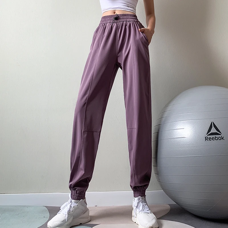 Women Training Pants Sports Trousers Exercise Fitness High Waist Tracksuit Pants Running Jogging Sweatpants Workout Yoga Pants 4