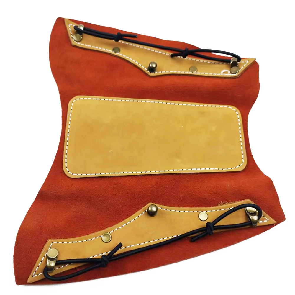 1PC Adjustable Archery sports protective Cow Leather Arm Restraint Protector Guard Archery Arm Guard