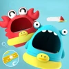 Blowing Bubble Baby Bath Toys Outdoor Foam Maker Cute Cartoon Shark And Crab Bathroom Swimming Pool Toys Bathtub Soap Machine 3