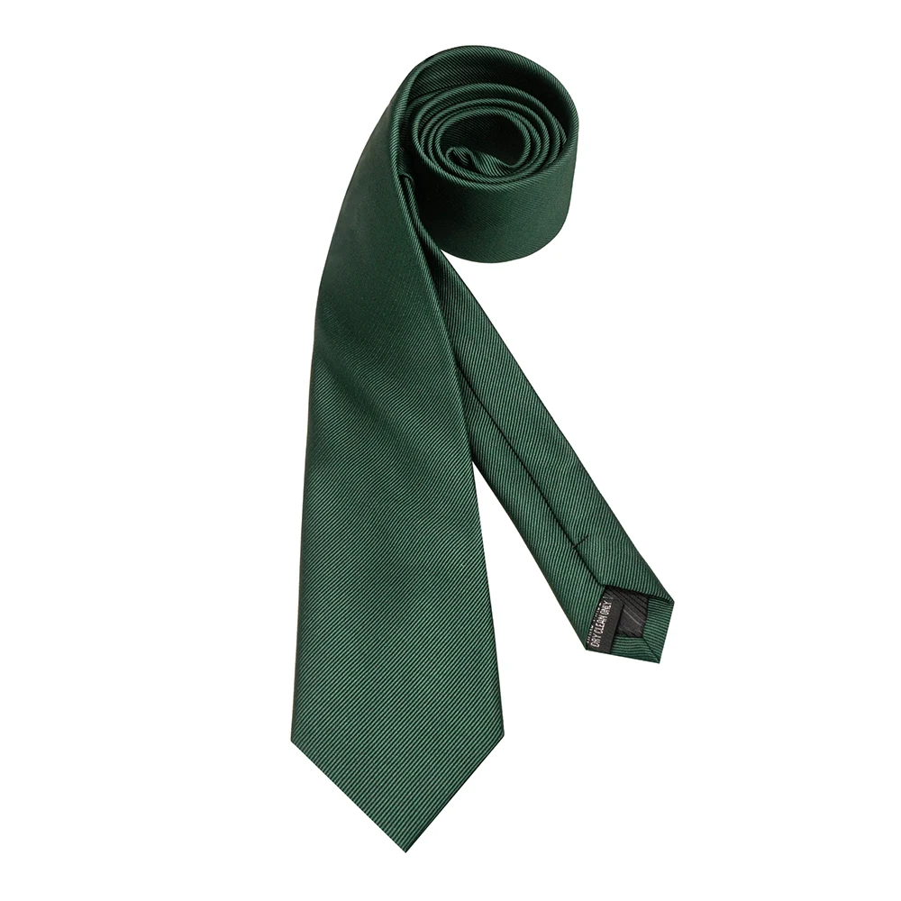 JEMYGINS New Green Solid Silk Ties for Men 7cm Blue Necktie Shirt Accessories Wedding Gift Man's Office Gravatas neck tie