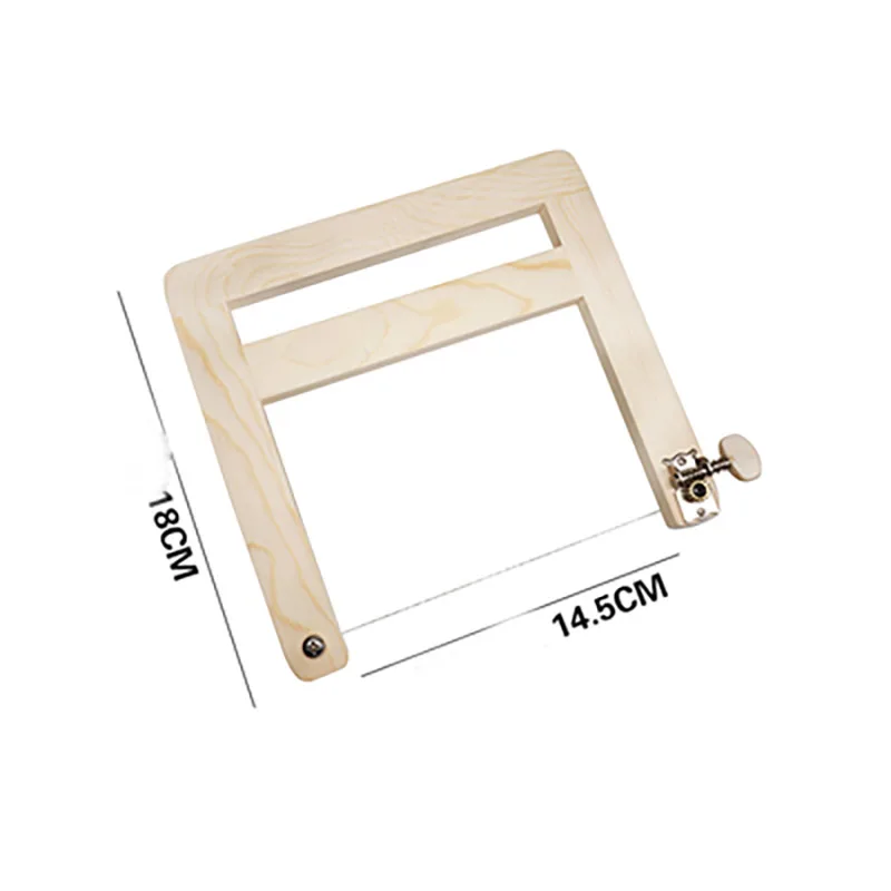 Wire Soap Cutter Slicer with Wooden Handle, Saw Soap, Candle, Cheese Slicing Tool, DIY Cold Soap Kits, Handmade Soap Making Supp