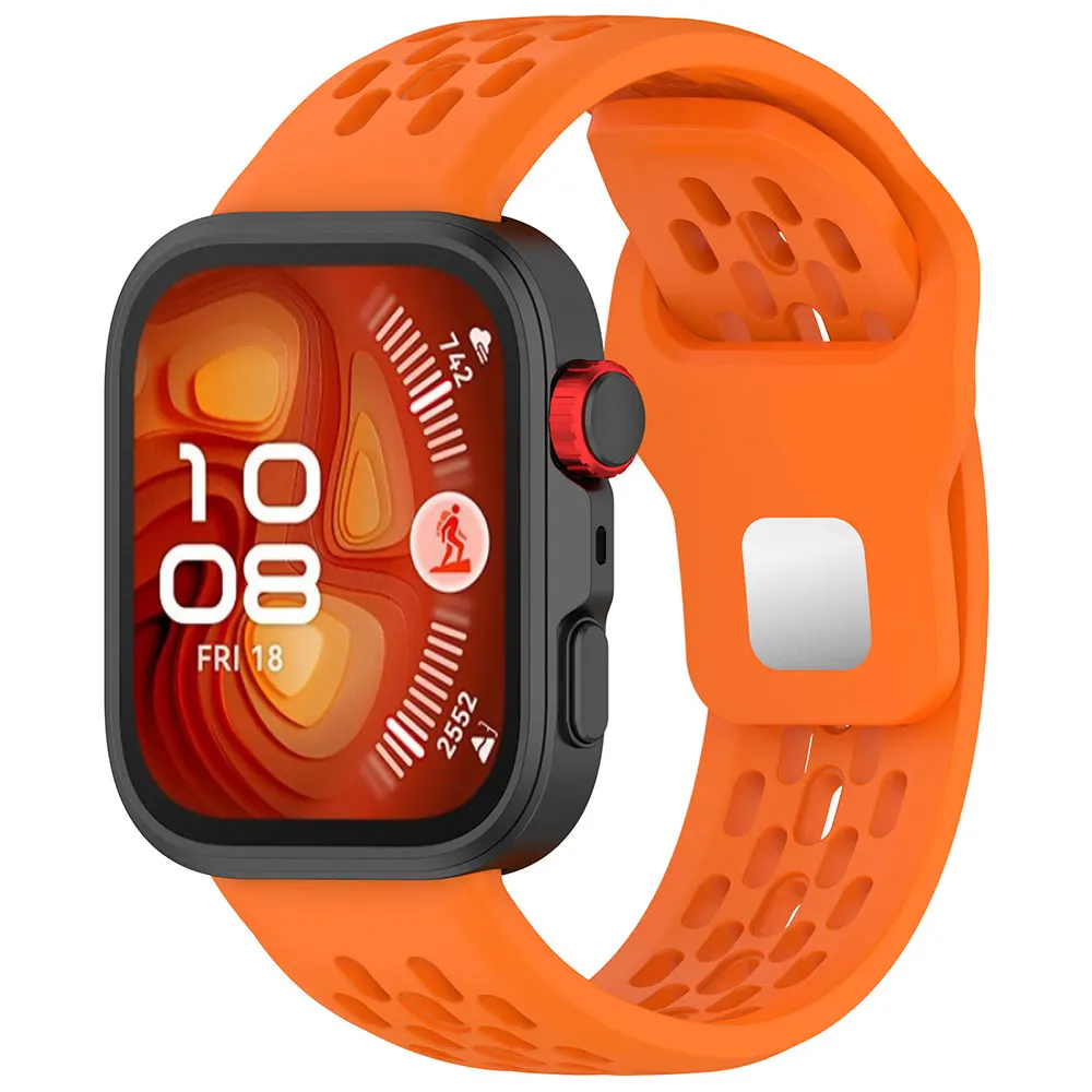 Sport Breathable Silicone Watchband - Adjustable Strap