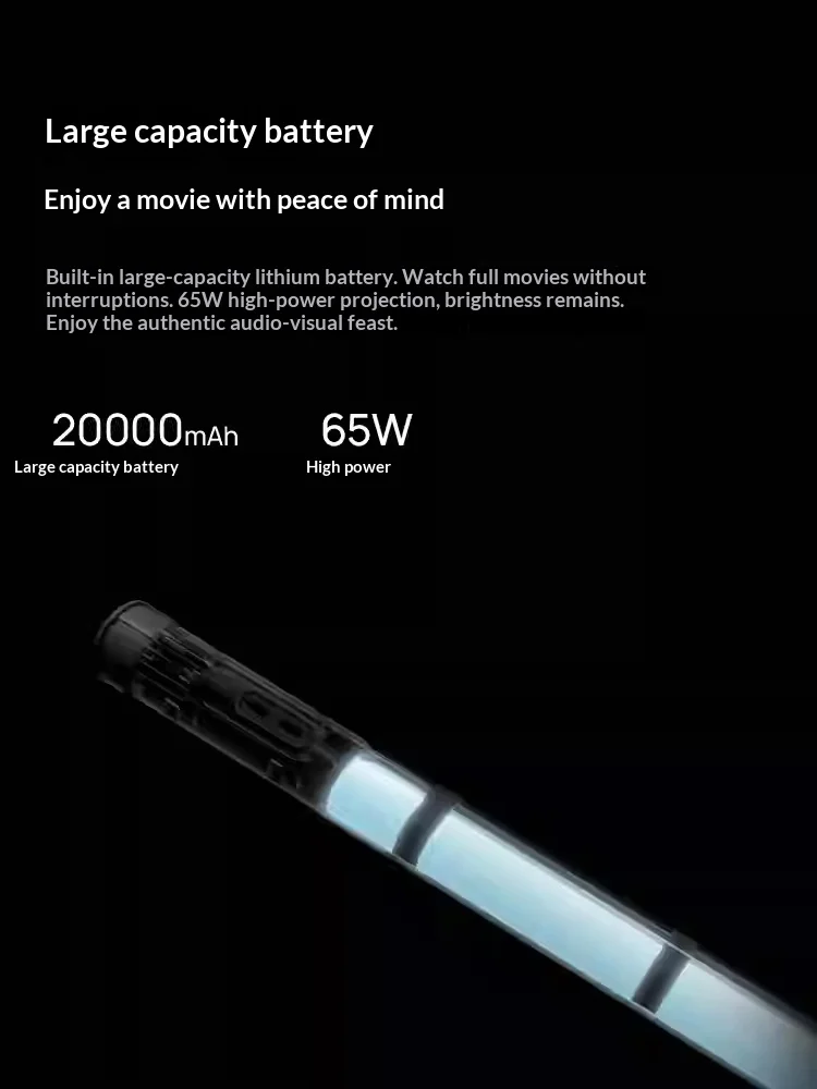 XGIMI Z6X Pro 전용 배터리 홀더 20000mAh 대용량 지속력 강화 파워 프로젝터
