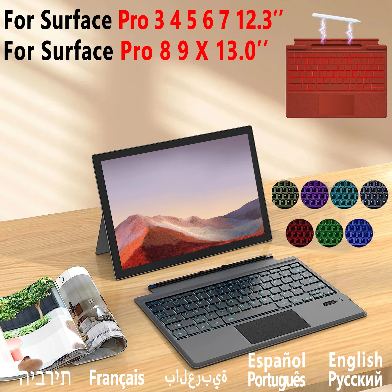 動作品 Surface Pro8/9/X用 キーボード 1905 61qByTKiJFL._AC_UF350,