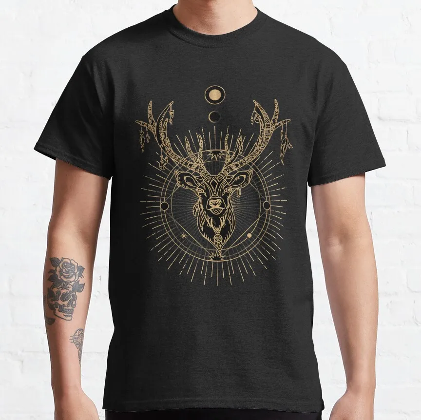 Aum Mandala Sacred Geometry Spiritual Zen Symbol 100% Cotton Men's T-Shirt - Plus Size Available