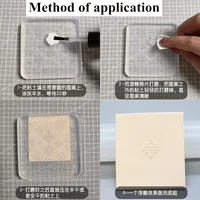 1pc Relief Snowflake Sweater 3D Acrylic Mold  Silicone  Nail Art Decorations  Nails DIY Wing Nail Art Templates Rose Nails  Mold 2
