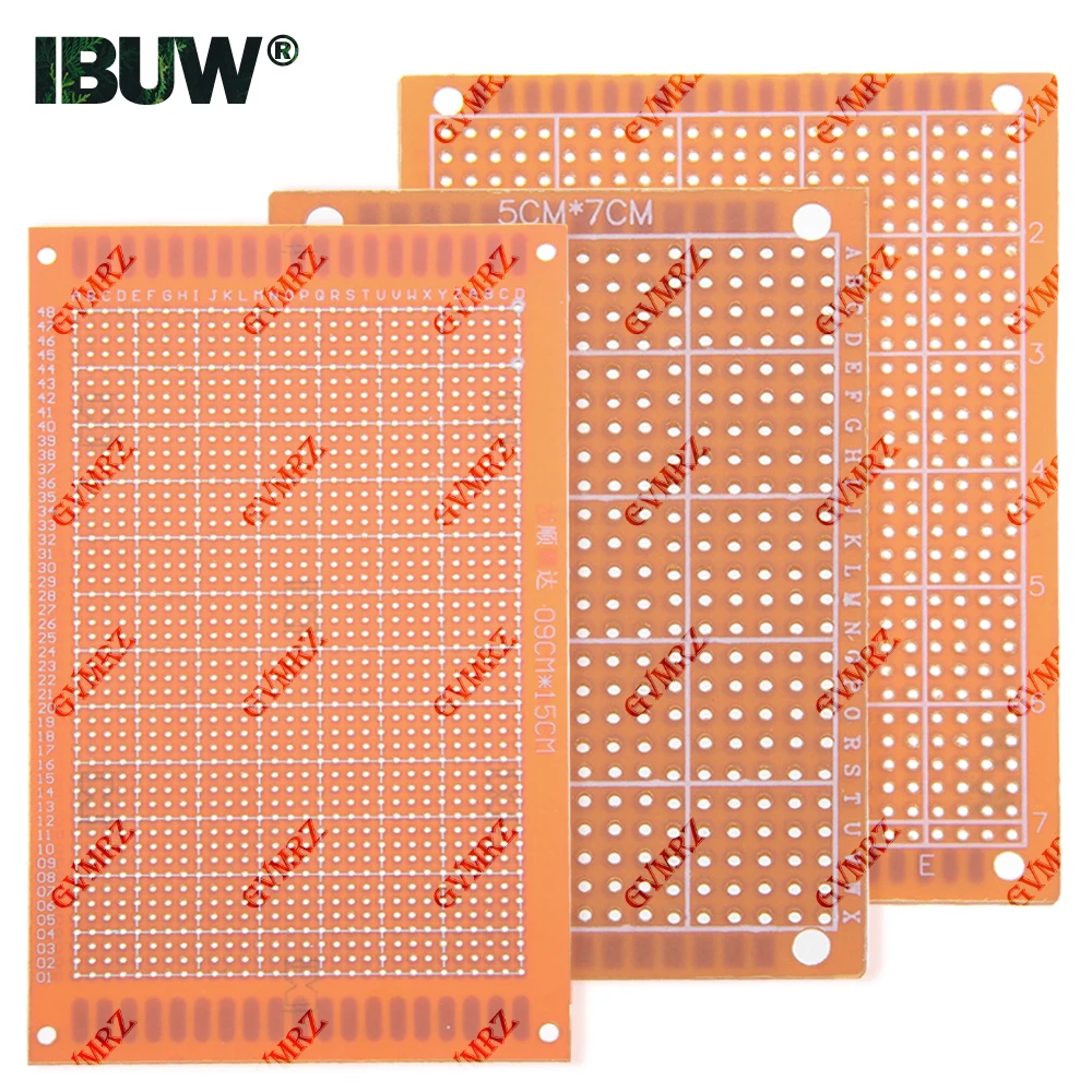 페놀릭 PCB 프로토타입 보드 DIY 전자 프로젝트용 범용 스루홀 퍼프보드