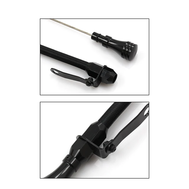 Stainless Steel Flexible Oil Dipstick For GM LS Engines (4.8L, 5.7L, 6.0L, 6.2L)