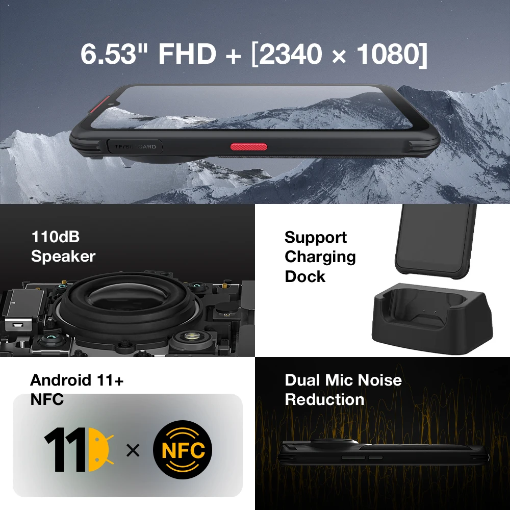 AGM Glory-teléfono móvil 5G versión Global, Android 11, NFC,/ 3 variantes