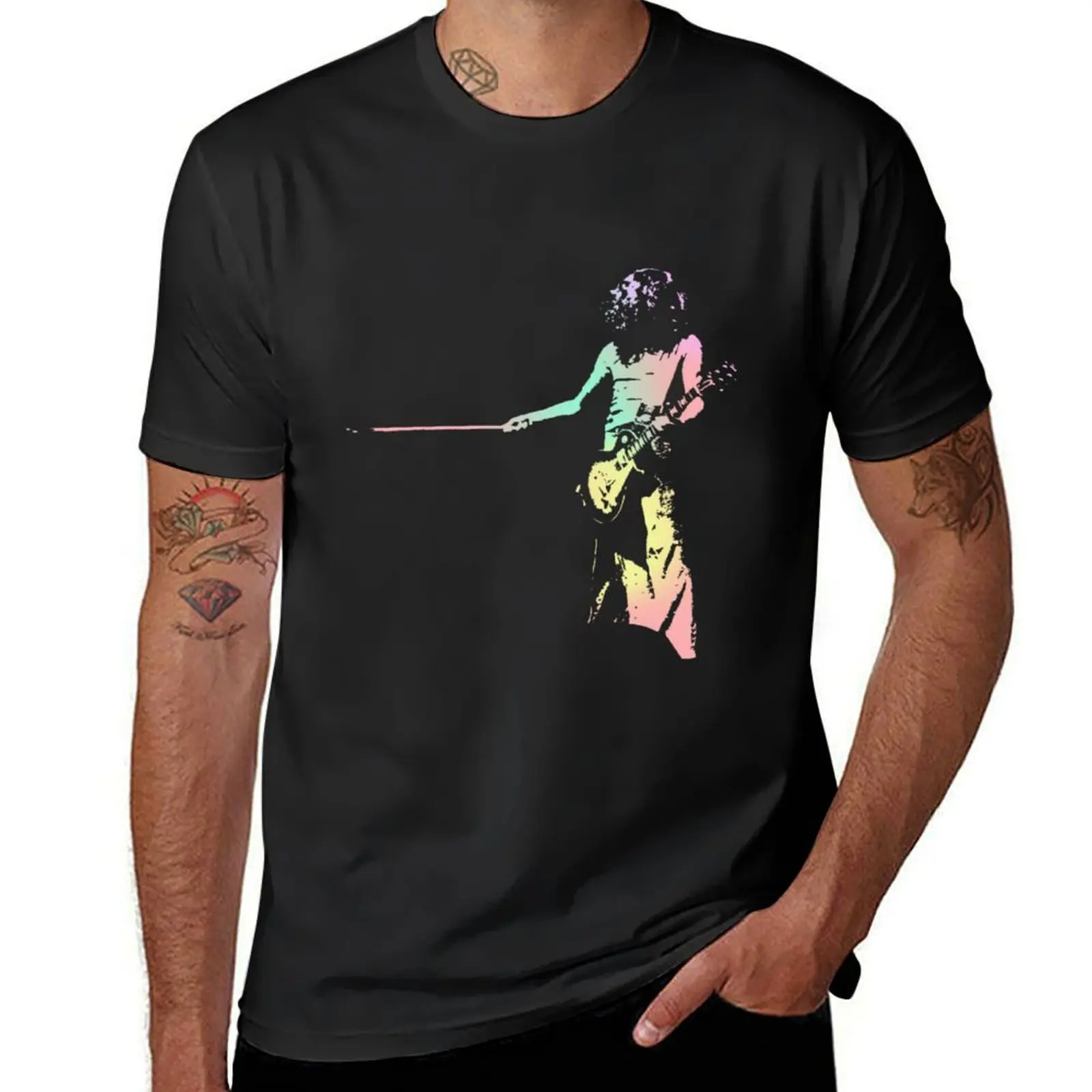 

zeppelin T-Shirt funnys oversizeds summer clothes vintage men workout shirt
