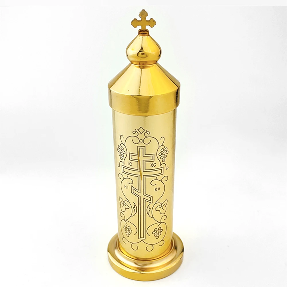 HTISOK Orthodox Cross Eastern Church Orthodox Holy Water Ceremonial Articles Metal Ware Prayer Religion Mass Accessory orthodox church supplies