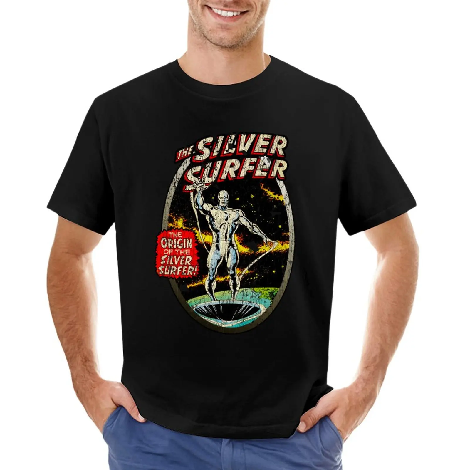 

Silver Surf 1978 Cartoons Vintage T-Shirt for a boy plus sizes customizeds cute tops tshirts for men