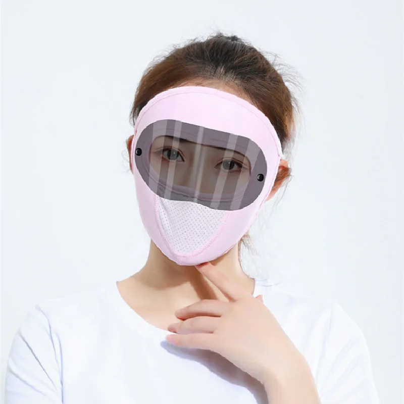  - Windproof Anti Dust Full Face Mask Cycling Ski Breathable Masks Eye Shield HD Anti Fog Goggles Hood Cover Winter Warm Hat Cap