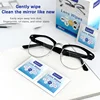 100pcs Glasses Cleaning Lens Wipes Sunglasses Mobile Phone Screen Wipes Pre-Moistened Individually Wrapped No Scratches Stripes 2