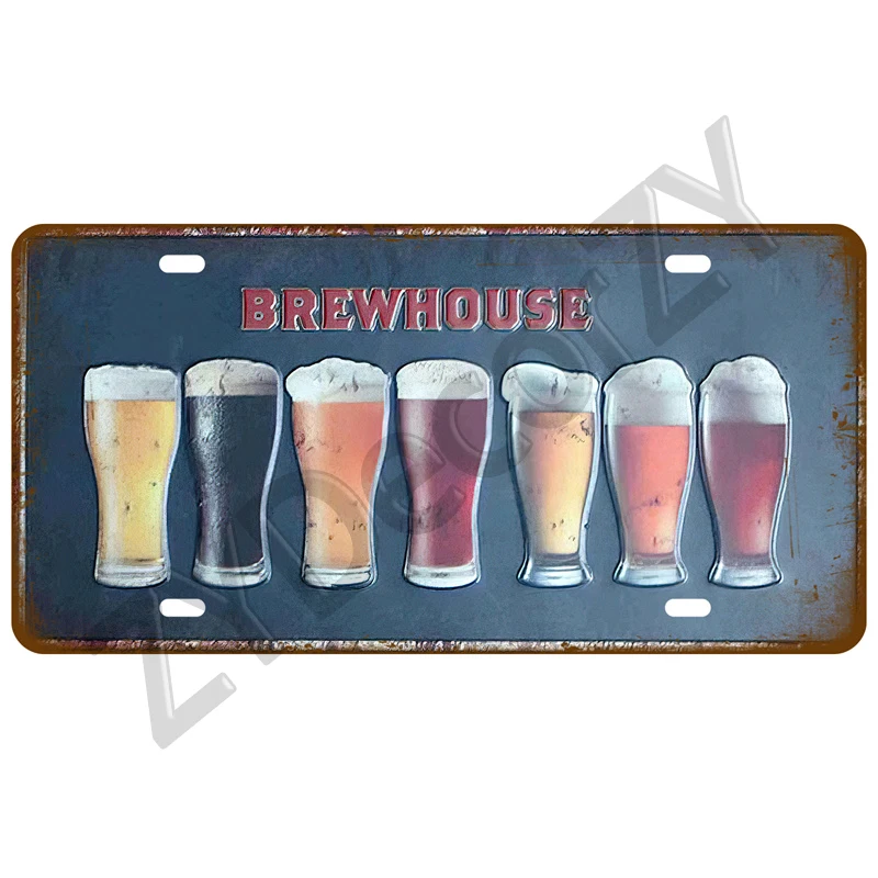 Whisky Metall Zeichen Willkommen Bier Zone kalte Bar Pub Cafe Wand dekoration Retro Metall Zinn Zeichen Handwerk Dekor Auto Platte Weißblech Plaketten – Detail 18