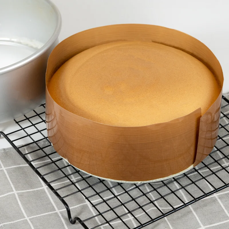 Silicone Baking Mat 6/8/10 Inches Round Reusable Resistant Fiberglass Cloth Easy Demoulding Cake Liner Cropped Paper Oilcloth Pad