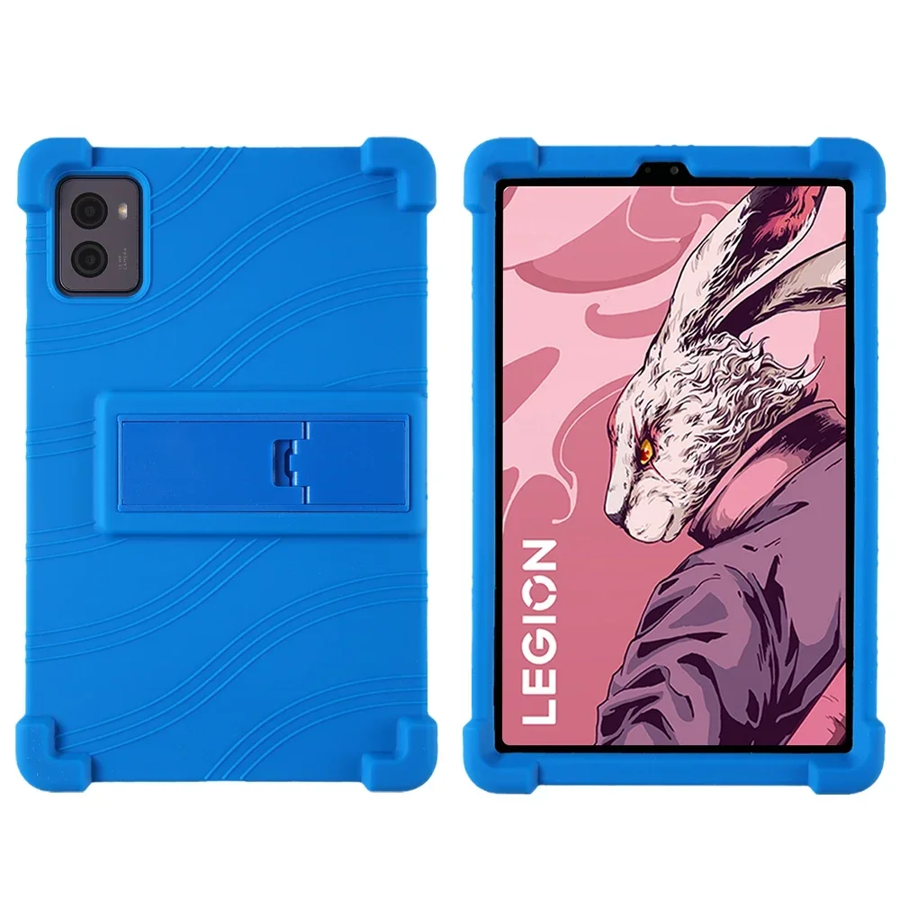 Lenovo Legion Y700 2023 Soft Silicon Protective Case with Airbag Cushioning and Game Stand