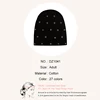 Geebro Women Multicolor Ribbed Pearl Star skullies Beanie Casual knitted Soft Design Solid Bow Heart Bonnets Ladies Slouchy Hat 3
