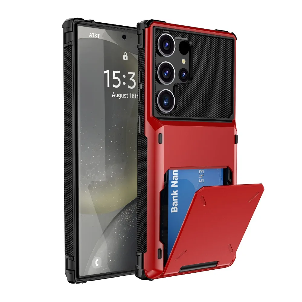 Stylish Wallet Phone Case with Card Holder & Protective Cover