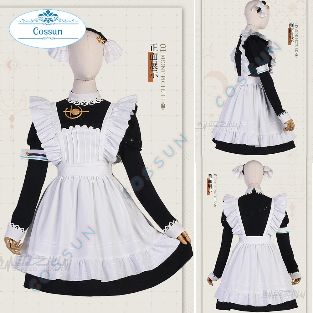 

Reverse:1999 Voyager Cosplay Costume Halloween Outfits Game Clothing Women Maid Clothes