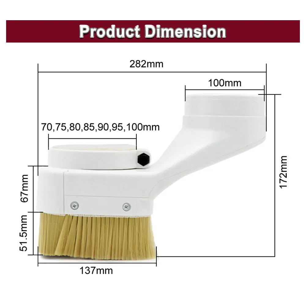 Dust Collector Boot Router Dust Boot CNC Spindle Dust Shoe Collector - 70mm To 100mm Dust ...
