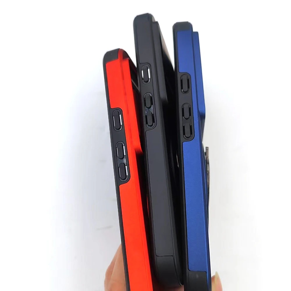 Luxury Shockproof Armor Case with Stand Holder and Camera Protection