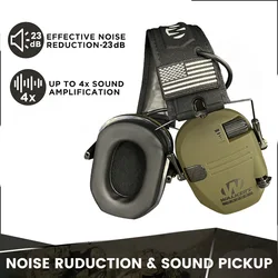 electronic hearing protection shooting Earmuffs Ear Protection Hunting protective Anti-noise headphone