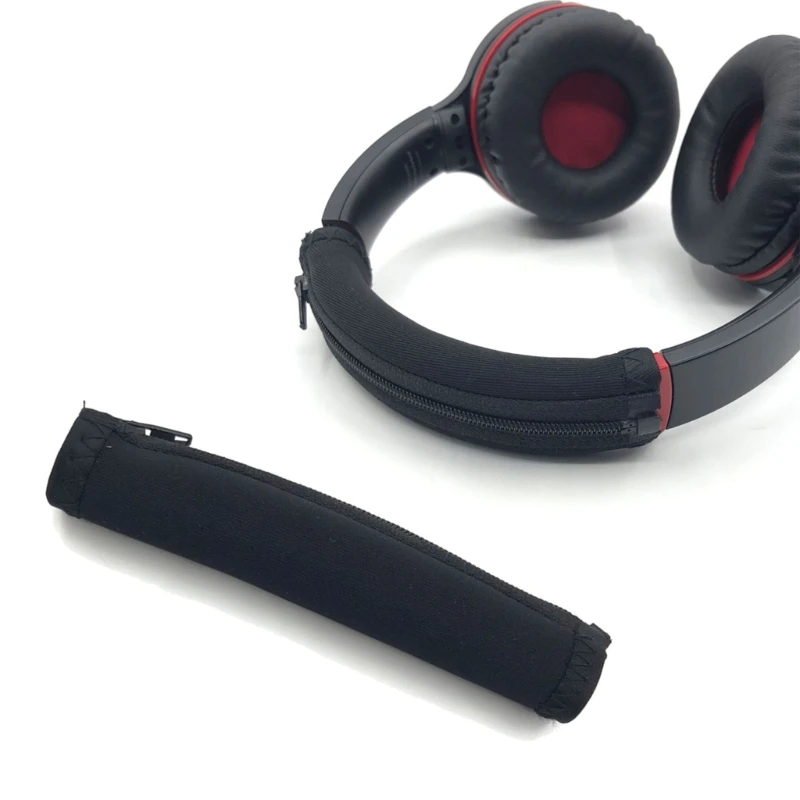 Mizi Headphone Headband Cover For Audio-Technica, Beat, Bose, Akg, Sennheiser, Skullcandy, Sony, Replacement Headband Cover/Headband Protectors/Top Pad Protector Sleeve - Black