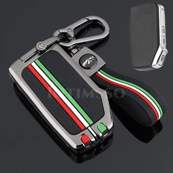 Borsa della copertura della cassa chiave dell'automobile della lega per KIA Seltos Sportage Ceed Sorento Cerato KX5 KX-CROSS Forte K3 K5 opolima Soul accessori 2022