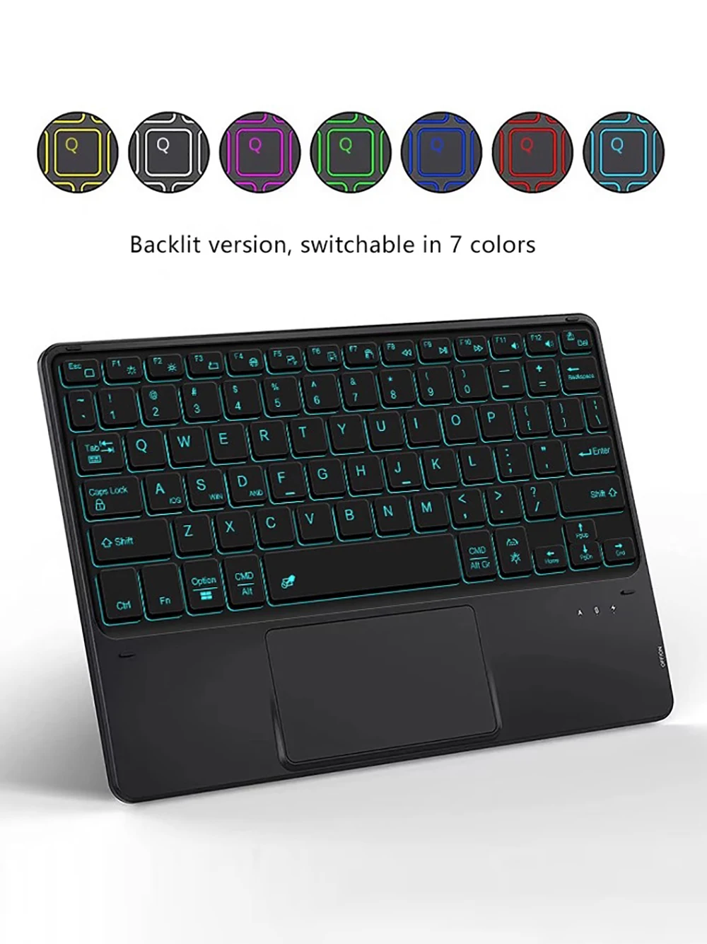 LED Magic Keyboard Case with Wireless Mouse Integration