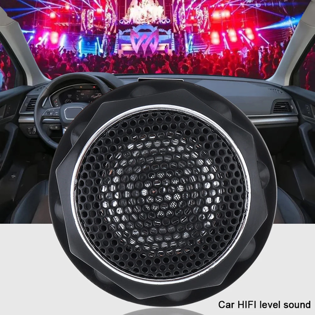 

1 Set In-Car Entertainment Speaker 35W 50mm Built-in Crossover Dome No Magnetic Field Super High Frequency T280