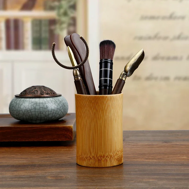 Tea Ceremony Set Heat-resistant Kongfu Tea Tools Wooden Chinese Teaspoon Tong Needle Set Tearoom Supplies 6Pcs/Set