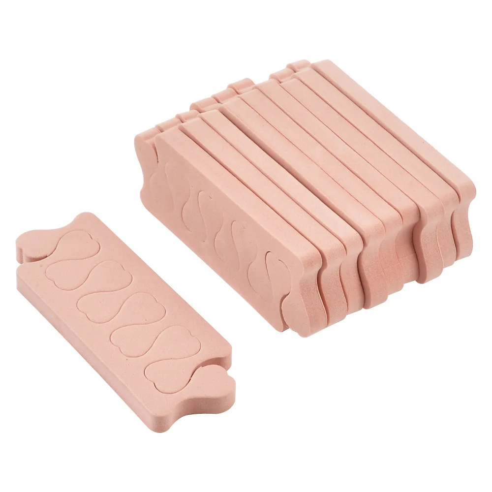 20pcs/lot Soft Sponge Nail Art Toe Finger Separator Nail Painting Finger Care Dividers UV Gel Polish Beauty Tools nail art tools toe separators toe corrector toe spreader finger toe separator
