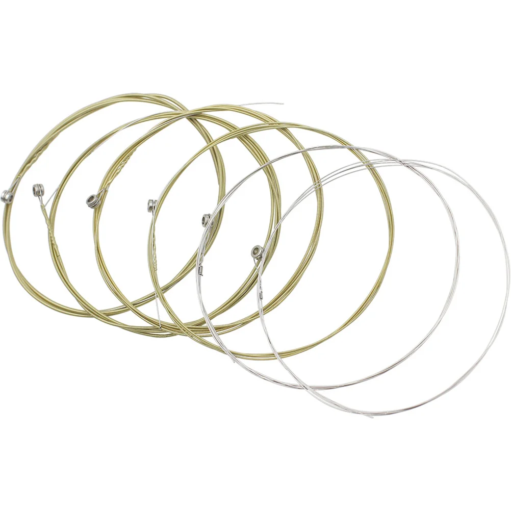 

Universal Acoustic Guitar Strings Brass Hexagonal Steel Core Strings Musical Strings Stringed Instrument Replacements Parts