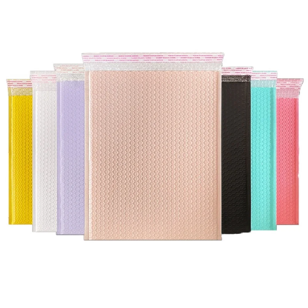 Pink Bubble Bag 20x25 cm 10 pcs  Plastic Bubble Envelopes package bag Bubble film Mailing packaging bag 2