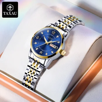 TAXAU Fashion Trend Lady Wrist Watch Waterproof Luminous Elegant Quartz Watches for Women New High Quality Luxury Women Watches